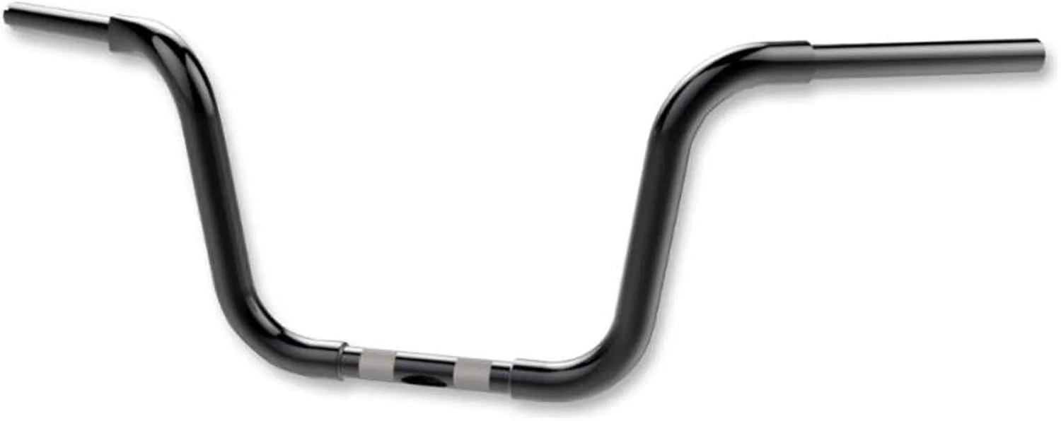 Khrome Werks 1 1/4in. Fat Bobber Ape Hanger Handlebar - 12in. Rise - Black , Color: Black, Handle Bar Size: 1 1/4in.