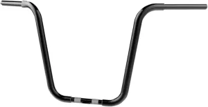 Khrome Werks 300878 1 1/4in. Fat Bobber Ape Hanger Handlebar - 16in. Rise - Black , Color: Black, Handle Bar Size: 1 1/4in.