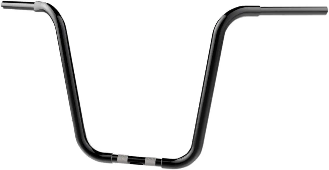 Khrome Werks 300878 1 1/4in. Fat Bobber Ape Hanger Handlebar - 16in. Rise - Black , Color: Black, Handle Bar Size: 1 1/4in.