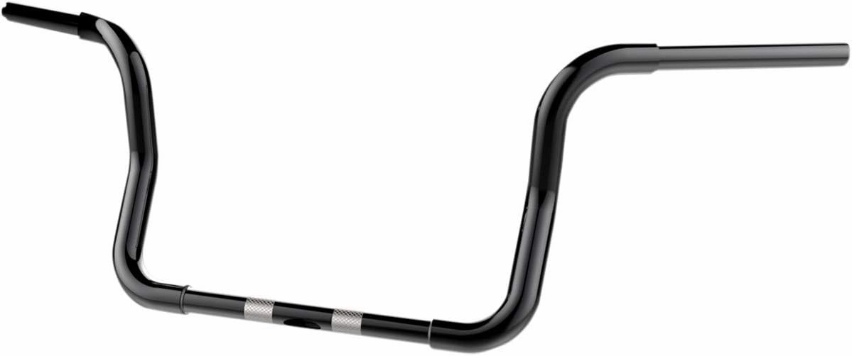 Khrome Werks 300870 1 1/4in. Bagger Bobber Ape Hanger Handlebar - 10in. Rise - Black , Handle Bar Size: 1in., Color: Black