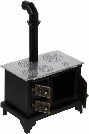 KICHOUSE Adorable Miniature Cooking Bench Model Premium Iron Dollhouse Furniture for Mini House Decoration for Kitchen Scene and Decorative Accessory for Miniature Lovers