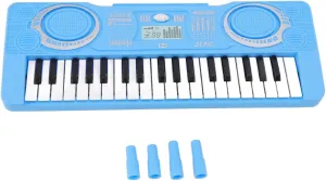 Kid Keyboard Piano, 37 Keys Mini Piano Toy Keyboard for Kids, Portable Electronic Piano Educational Musical Instrument Toys, Birthday Gifts for Beginner Children Toddler Boys Girls(Blue)
