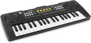 Kids Keyboard Piano, 37 Key Portable Electronic Piano for Kids, Digital Music Keyboard Educational Toys for 3 4 5 6 7 8 Year Old Girls Boys (Black)