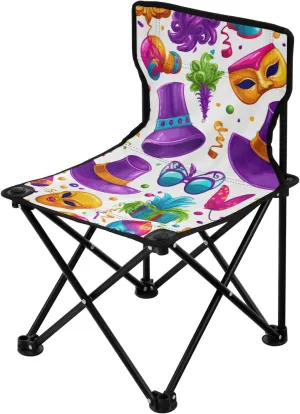 Kigai Folding Camping Chair Heavy Duty Chair Ultralight Compact Portable Beach Chair for Outdoor Camp, Hiking, Travel, Beach, Sporting Event and Picnic, Mardi Gras