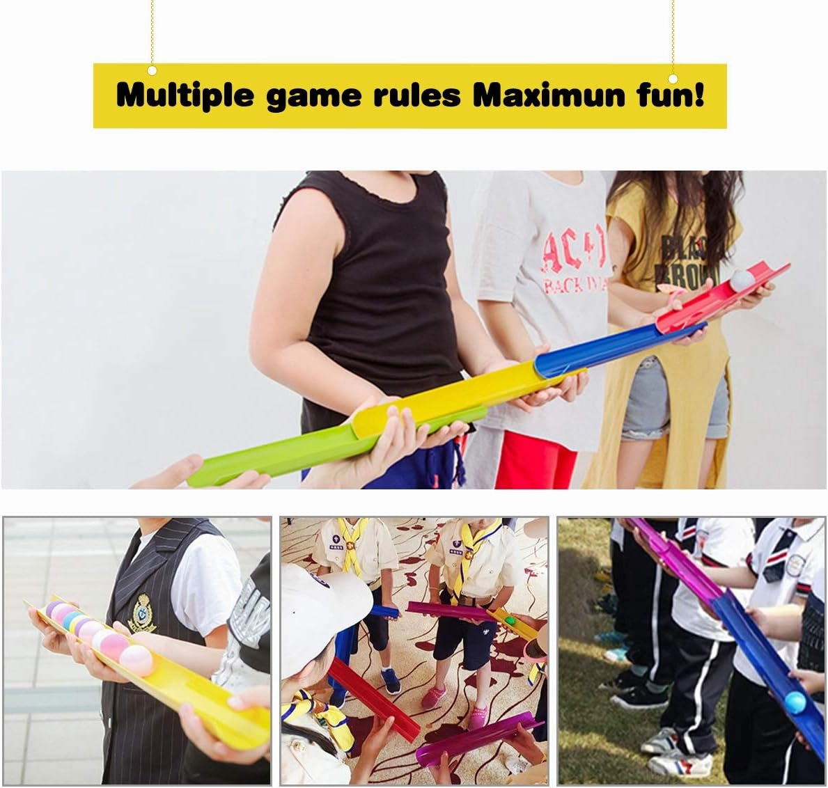 KINDEN Team Building Activities Pipeline Kit Group Games, Ice Breaker, Outdoor Youth Sports