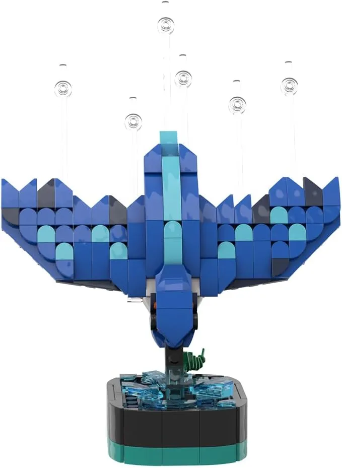 Kingfisher Diving Building Bricks Kits, Bird Building Blocks Set, Educational Creative Model Building for Adult Teens (255PCS) ﻿
