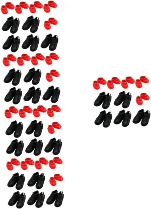 Kisangel 5sets 10 Pairs Miniature Shoes of Chic Doll House Shoes for Decorative Scene Adornments Present for Miniature Craft Enthusiasts 10pairs*5