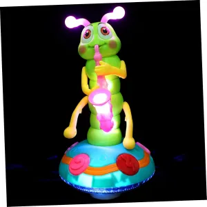 Kisangel Musical Caterpillar for Boy Girl Interactive Plaything Without Battery Engaging Educational Present for Boy Girl Months Promotes Vision and Music Skills Random Color
