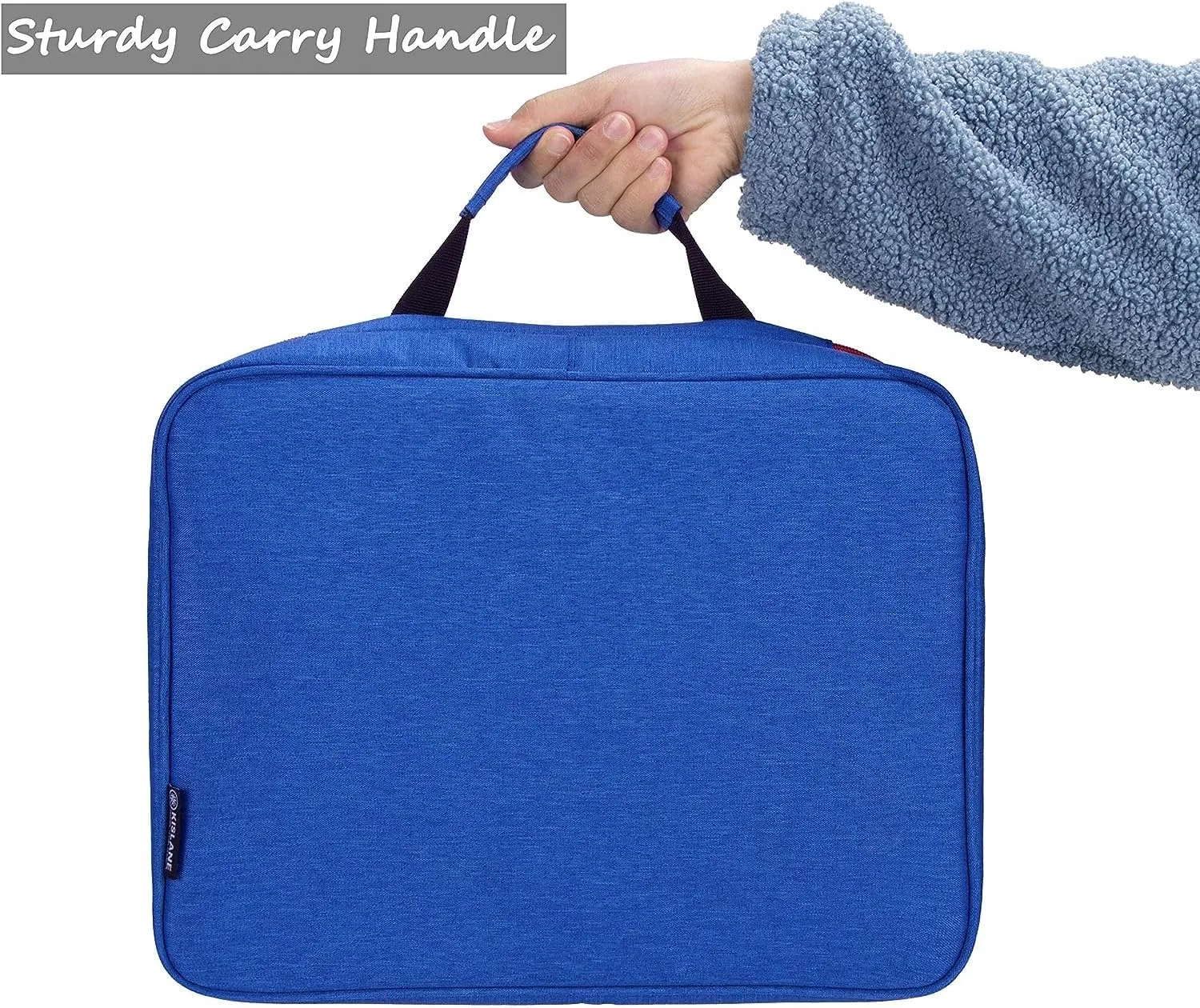 KISLANE Carrying Case for 48 Cars, Kids Cars Storage Case (Bag Only, Blue)
