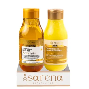 Kit Aclarante para rubios y castaños Shampoo Acondicionador 550ml Menta Hair Lightener Kit - Blonder Lightening Chamomile - azafran curcuma Shampoo and Conditioner