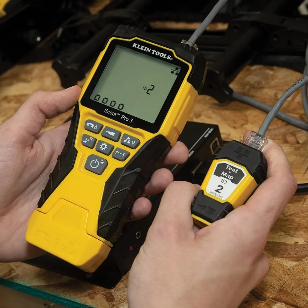 Klein Tools VDV501-218 Cable Tester Remote, Test   Map Remote #8 for Klein Tools Scout Pro Series Testers