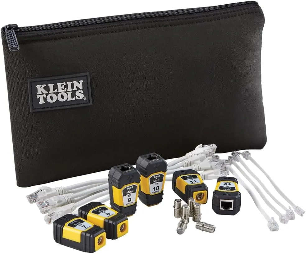Klein Tools VDV770-851 Tester Remote Expansion Kit for Scout Pro 3 Testers with Single-Step Test   Map Remotes #7 - #12