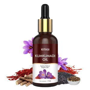Kumkumadi Tailam Face Oil, Hydrating & Brightening Facial Oil, 30 ml