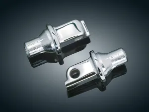 Kuryakyn 8805 Motorcycle Footpeg Component: Tapered Peg Adapters for Indian & Victory Motorcycles, Chrome, 1 Pair