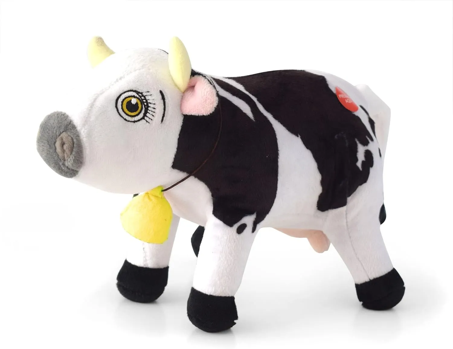 LA GRANJA DE ZENÓN Vaca Lola Musical Stuffed Animal 8-Inch Soft and Huggable Plush Toy with Music, Beloved El Reino Infantil Character