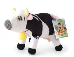 LA GRANJA DE ZENÓN Vaca Lola Musical Stuffed Animal 8-Inch Soft and Huggable Plush Toy with Music, Beloved El Reino Infantil Character