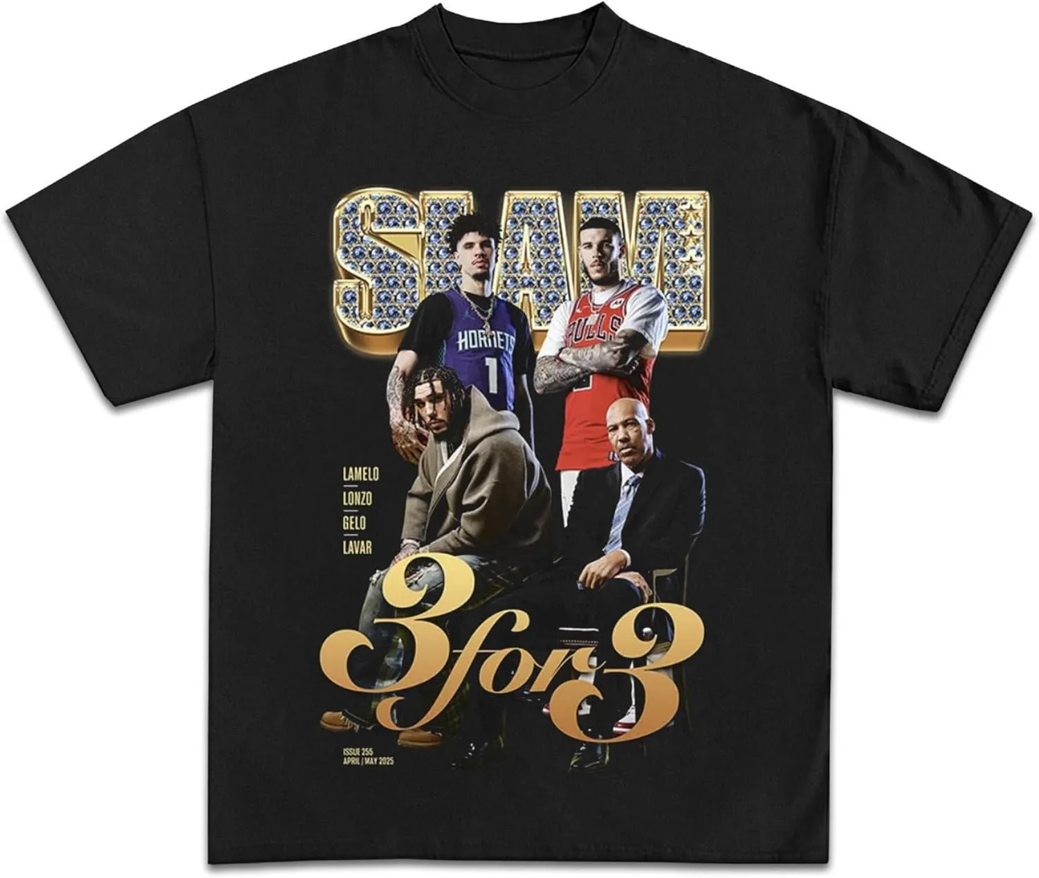 LaMelo Ball Custom Graphic T-Shirt Collection | Premium Quality Heavyweight Basketball Shirt for Adults & Kids