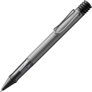 Lamy AL-star graphite - Ballpoint Pen with transparent, ergonomic grip & line width M - lightweight aluminium body - including large capacity refill M 16 in black