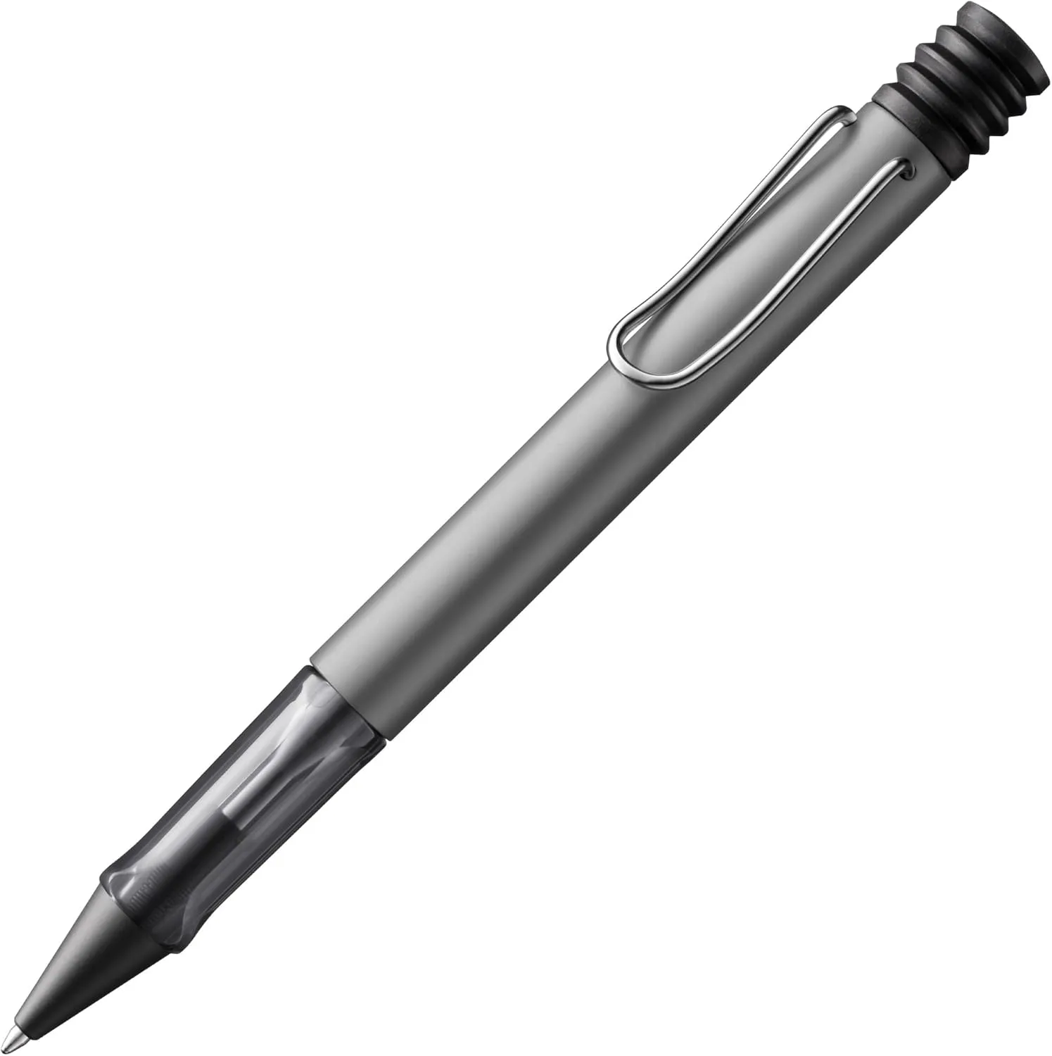 Lamy AL-star graphite - Ballpoint Pen with transparent, ergonomic grip & line width M - lightweight aluminium body - including large capacity refill M 16 in black
