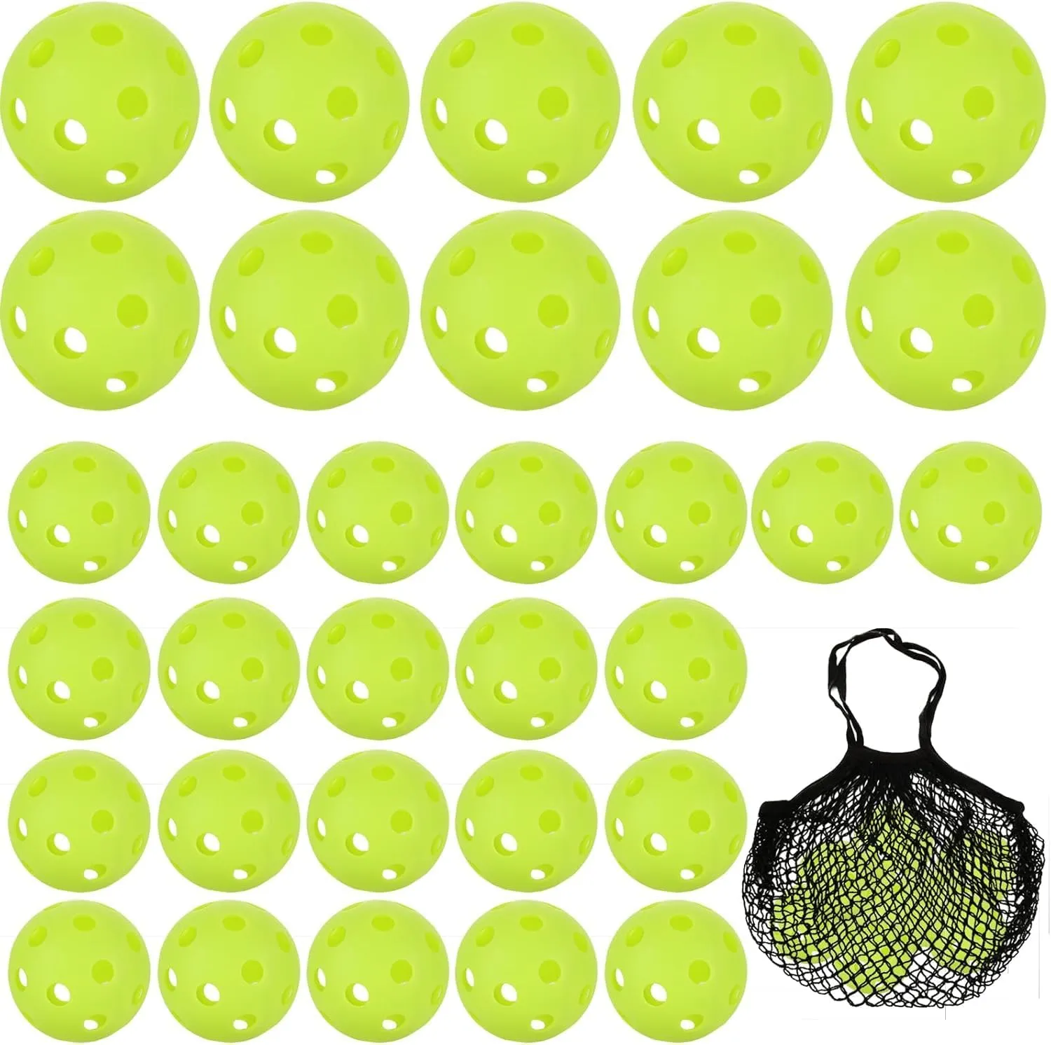LANIAKEA 20PCS Baseball Practice Balls Practice Baseballs with a Drawstring Bag, Batting Practice Balls for Hitting, Baseball Batting Training Indoor Outdoor Use