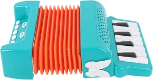 Large Size Kids Accordion Toy with Diverse Musical Tones, ABS Material for Enlightenment Education, Easy to Carry with Great Sound Quality