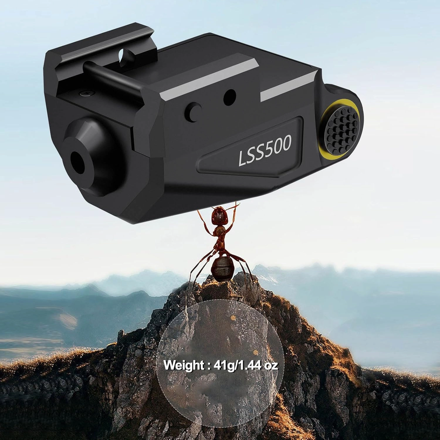 Laser Sight for Pistol,Updated High Precision Laser, Magnetic Rechargeable, Shock & Water Resistant, Easy Mount to Picatinny/Weaver, Auto-Shutdown for Energy Saving, Ambidextrous Control