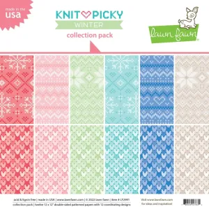 Lawn Fawn LF2991 Knit Picky Winter Collection Pack Collection Pack