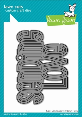 Lawn Fawn LF3385 Giant Sending Love Dies