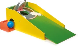 Legler Small Foot 8177 Mini Golf Molehill Made of Colorful Wood, with Two Clubs and Four Colorful Balls, from 5 Years on