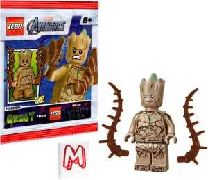 LEGO Marvel Super Heroes Avengers Infinity Saga Minifigure - Teen Groot (with Tree Branches)