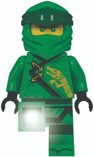 Lego Ninjago Legacy Lloyd LED Torch (TO35) - 5 Inch Tall Figure, Battery Operated Auto-Off Flashlight, Portable, Use for Camping, Reading, Outdoor, or Home
