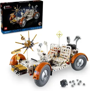 LEGO Technic NASA Apollo Lunar Roving Vehicle – LRV, Space Rover NASA Model for Adults, Buildable Space Set with Authentic Details, Collectible Outer Space Gift for Science Fans, 42182