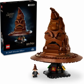 LEGO Harry Potter Talking Sorting Hat W/ 31 Voices - Harry Potter Building Set - Gift Idea for Adults, Women & Men, 18  - 76429