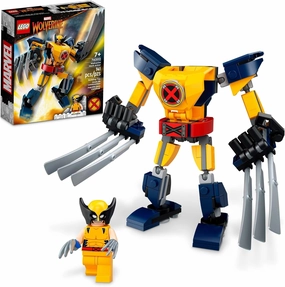 LEGO Marvel Wolverine Mech Armor 76202 Building Kit; Collectible Mech and Minifigure for Wolverine Fans Aged 7  (141 Pieces)