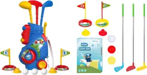 Liberry Toys for 2 3 4 5 Year Old Boy Girl Christmas Bithday Gift-Toddler Golf Set Kids Mini Golf Clubs Set