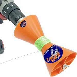 Line Off Stripper Removes Strip Line Fishing Reel Accessories (Orange)