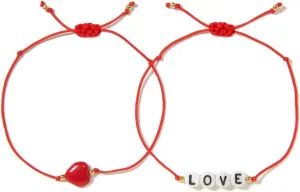 Love Heart Bracelet Set