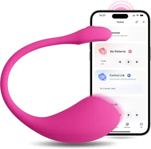 LOVENSE Lush 2 Remote Vibrator with App, Long Distance Remote Controlled G-spot Stimulator Egg Vibrators Bluetooth Adult Sex Toys & Games Powerful Vibrations for Women Couples Discreet Pleasure