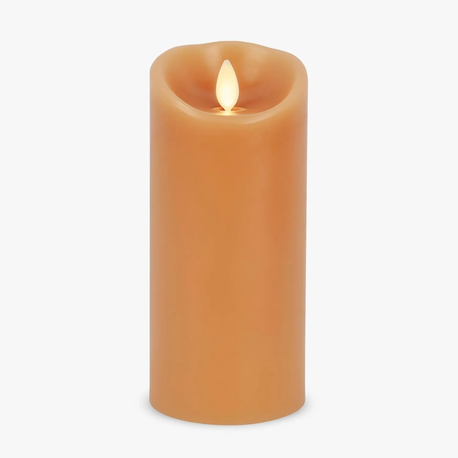 Luminara Sunlit Honey Garden Pillar Candles - Flameless Real-Flame Nature-Inspired Battery Operated LED Decor - Spring Summer Collection - 3" x 6.5"