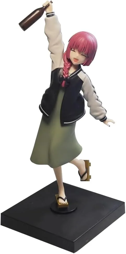 LUNK Hiroi Kikuri Figure Anime Action Figure Cute Drunk Hiroi Kikuri Figurine 7.5in Manga Girl Model Statue Collectibles Anime Gifts
