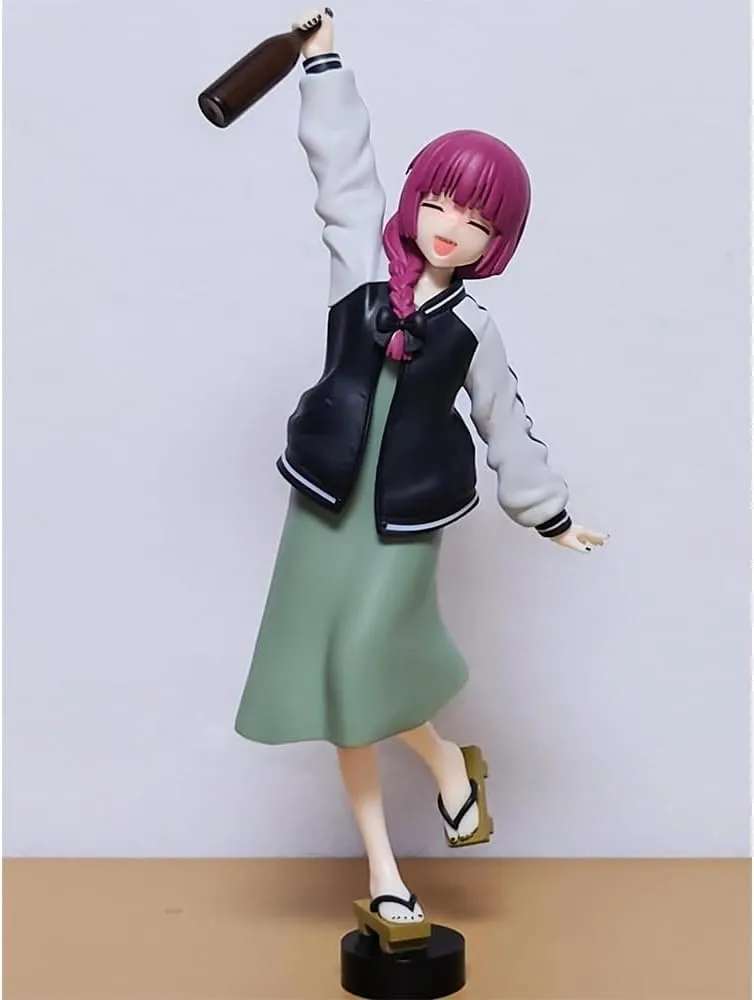 LUNK Hiroi Kikuri Figure Anime Action Figure Cute Drunk Hiroi Kikuri Figurine 7.5in Manga Girl Model Statue Collectibles Anime Gifts