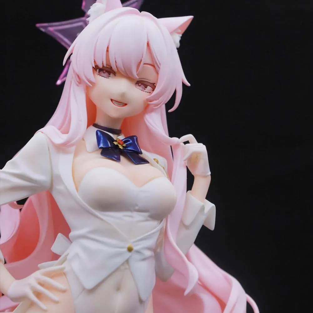LUNK Kiyosumi Akira Figure,Anime Game Bunny Girl Action Figure,Kiyosumi Akira Figurine 9.8in Cartoon Girl Statue PVC Model Collection Decoration