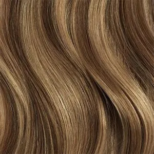 Luxy 100% Remy Human Hair, Classic 160g Clip-In Hair Extensions - 10 Wefts Multi-Dimensional Color for Natural Blending, Adds Volume & Length, Easy Apply & Remove 16" Chesnut Brown Classic