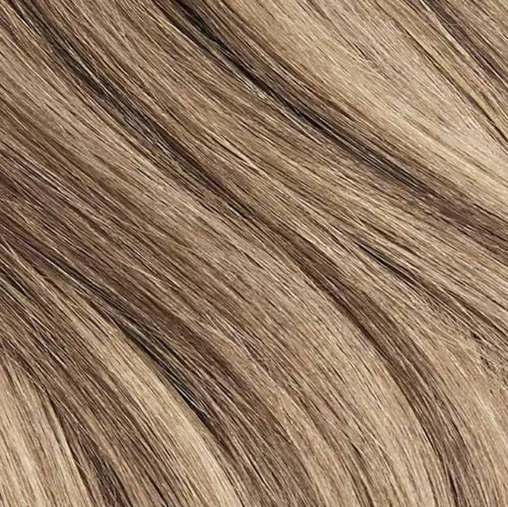 Luxy 100% Remy Human Hair – Halo Clip-In Hair Extensions –Natural Looking Volume & Length - One-Piece - Easy 5-Min Application 140 grams 16" Dimensional Natural Blonde