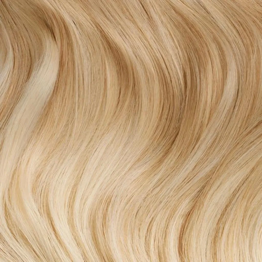 Luxy Hair 20" Blonde Balayage Thick Classic Clip-In Hair Extensions (220 grams) 100% Remy Human Hair, Thick, Natural,Volume, 10-Piece Set, Blends Easily