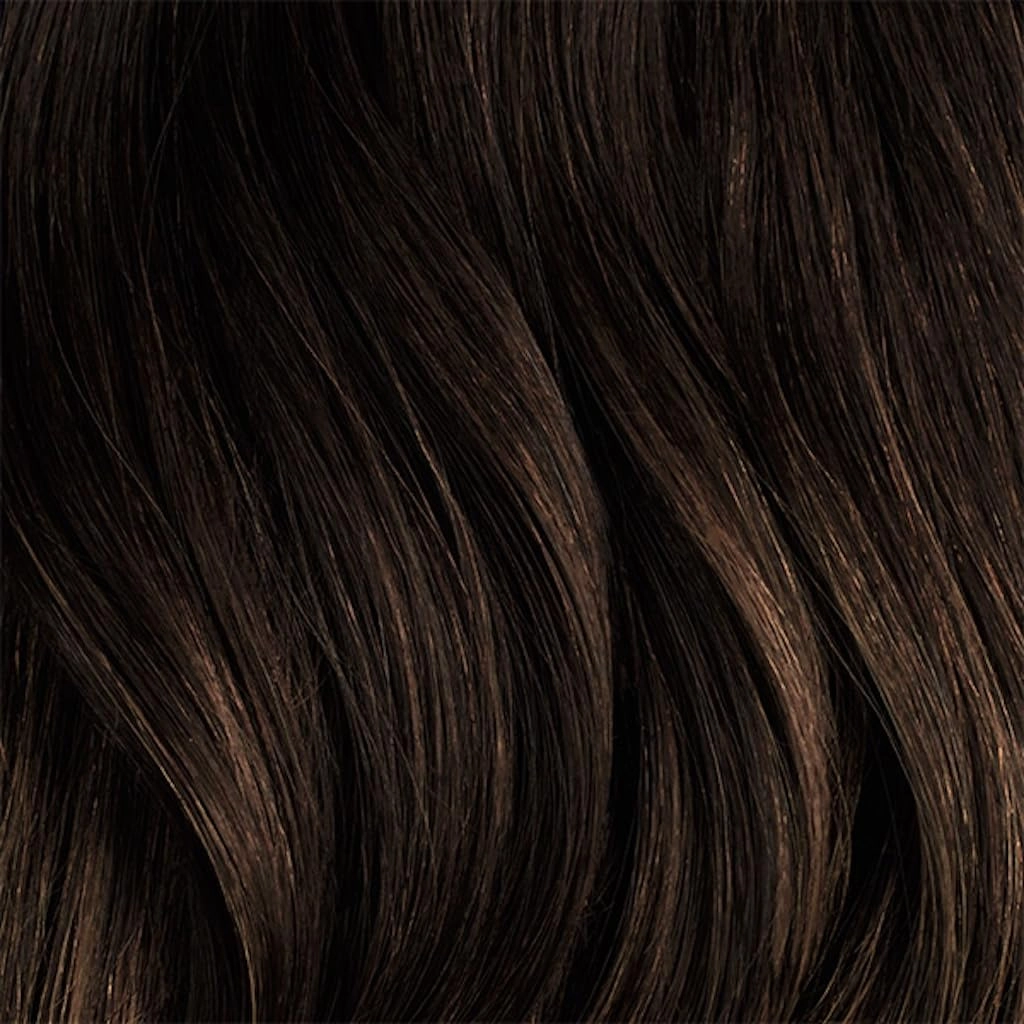 Luxy 100% Remy Human Hair, Classic 160g Clip-In Hair Extensions - 10 Wefts Multi-Dimensional Color for Natural Blending, Adds Volume & Length, Easy Apply & Remove 16"Mocha Brown Balayage Classic