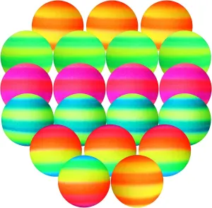 Macarrie 20 Pcs Playground Balls 6 Inches Dodgeball Kick Balls for Kids Adults Colorful Inflatable Balls Handballs Soccer Basketball Handball Games Camps Schools Outdoors