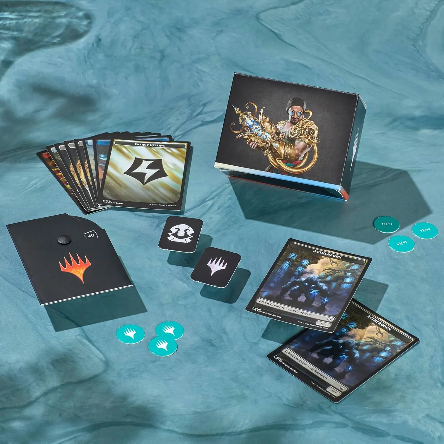 Magic: The Gathering Modern Horizons 3 Commander Deck - Creative Energy (100-Card Deck, 2-Card Collector Booster Sample Pack   Accessories)