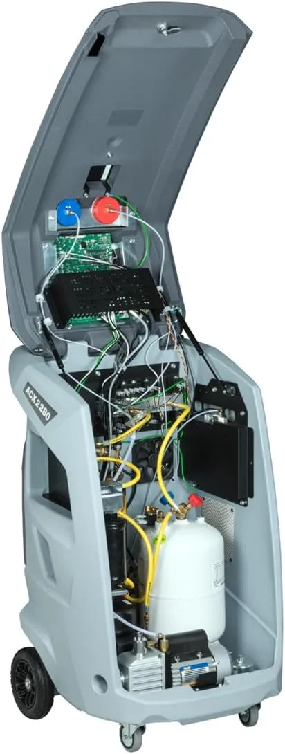Mahle ACX2280 ArcticPRO R1234yf Automatic AC Recovery, Recharge and Recycling Service Machine, 7" Capacitive Touch Screen, Intuitive User Interface, Integrated Data Management, Smart Mobile App