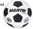 Martin Sports Classic Soccer Ball Black/White Size 5 Official